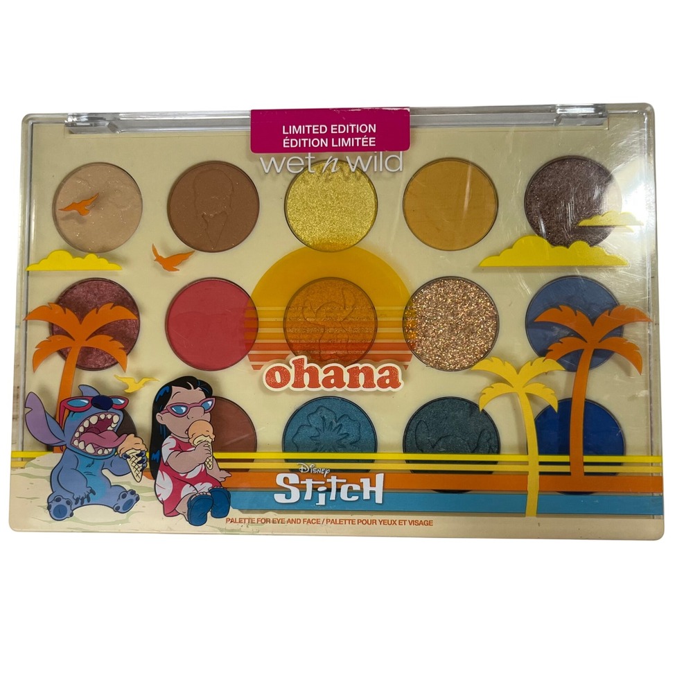 Disney Collab Wet N Wild‎ Limited Edition Stitch Ohana Palette Eye & Face NEW